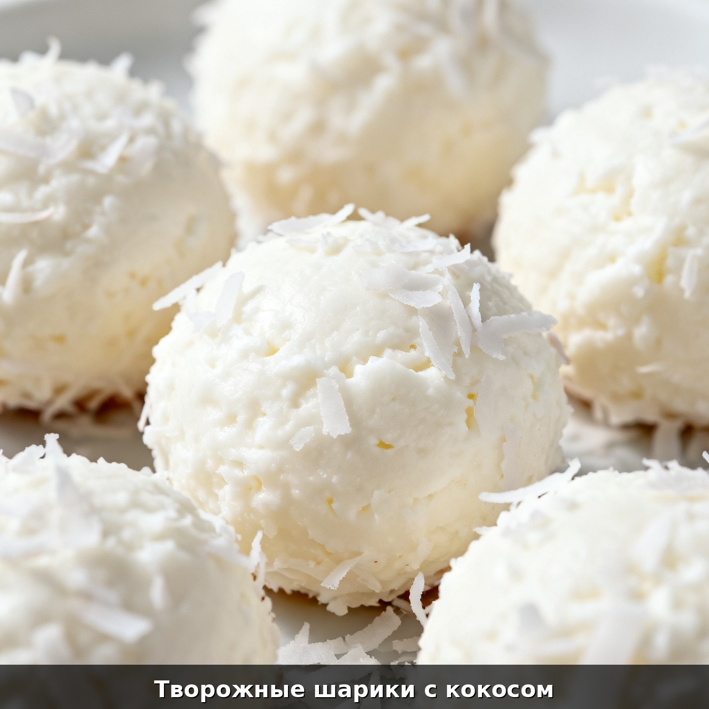 Творожные шарики с кокосом