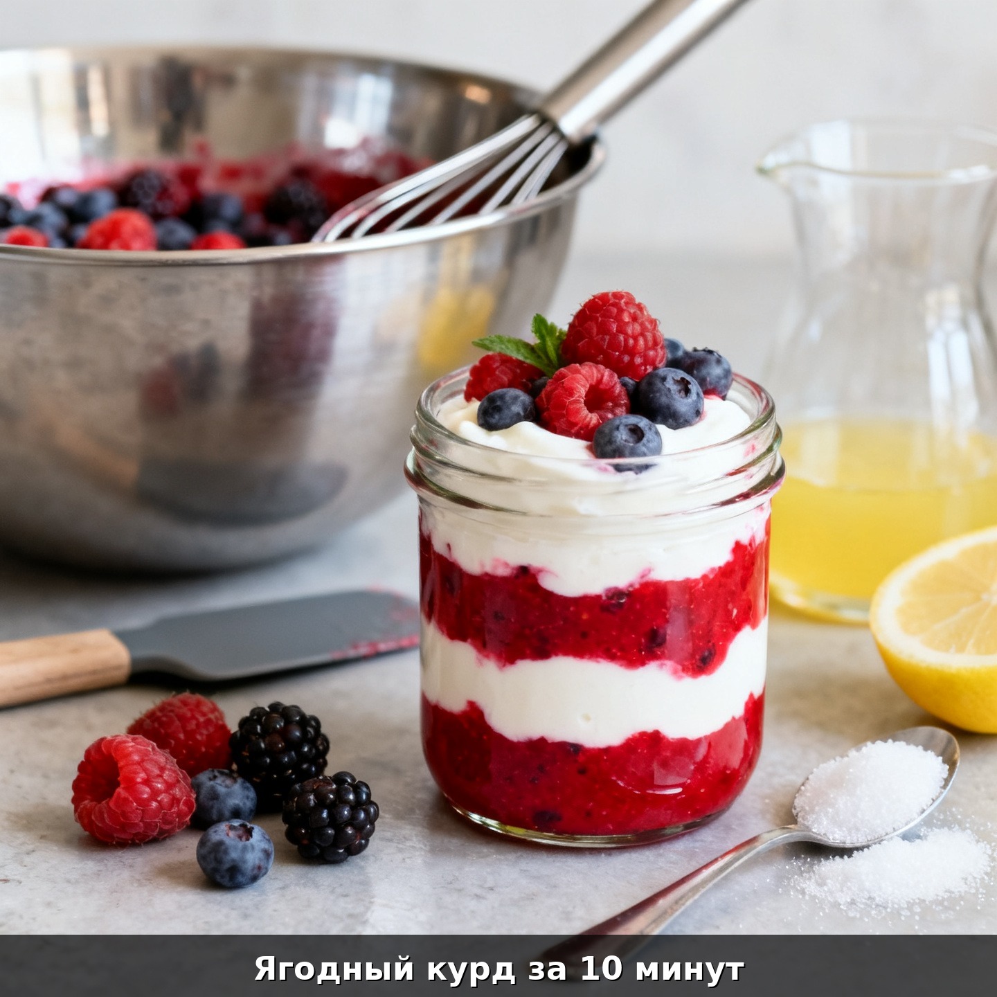 Ягодный курд за 10 минут