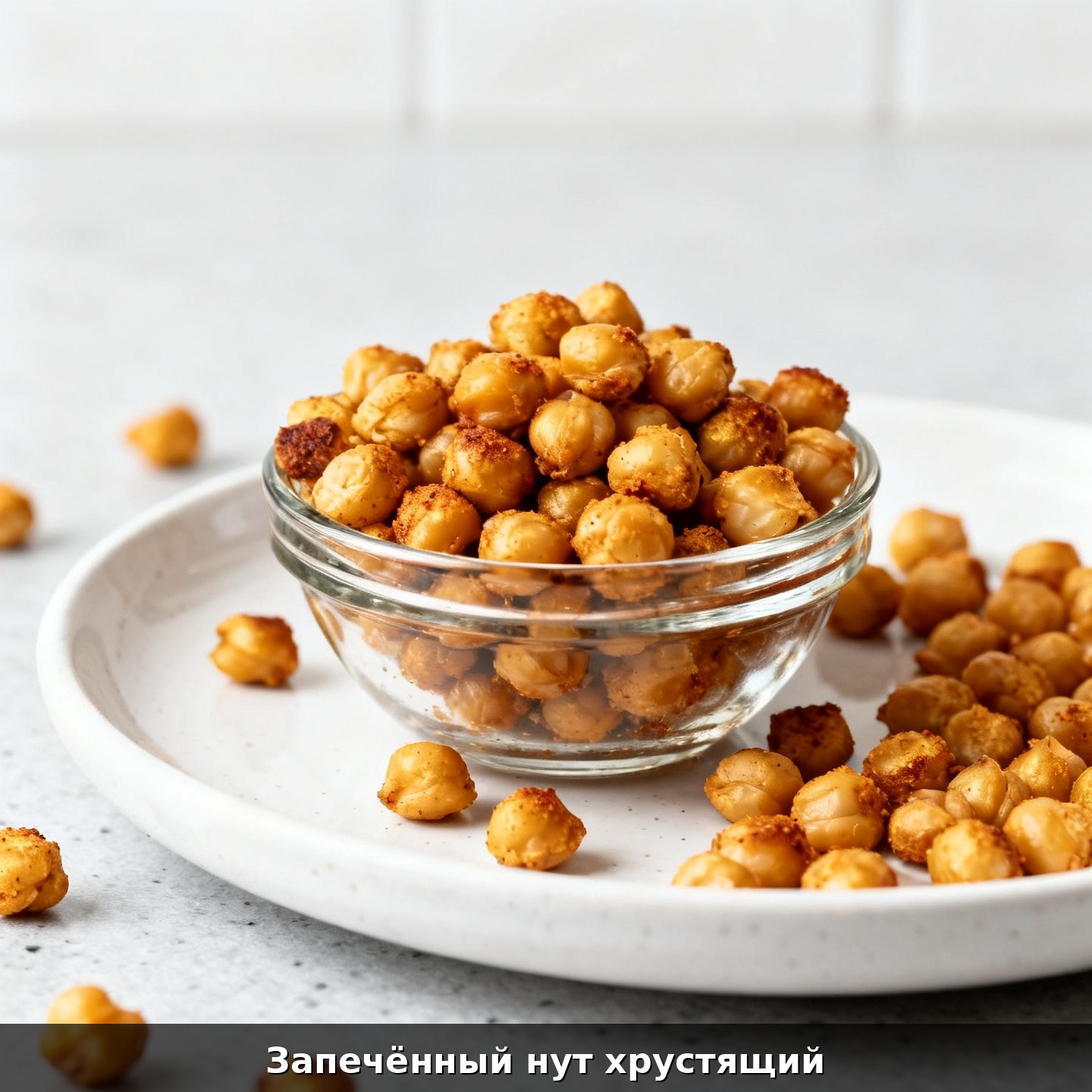 Запечённый нут хрустящий