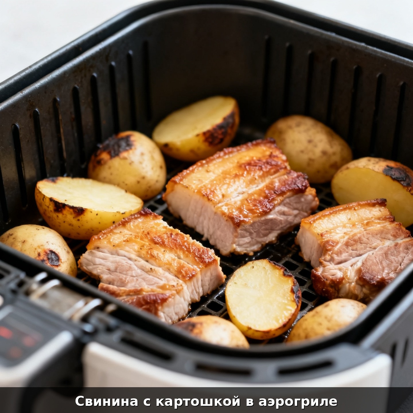 Свинина с картошкой в аэрогриле