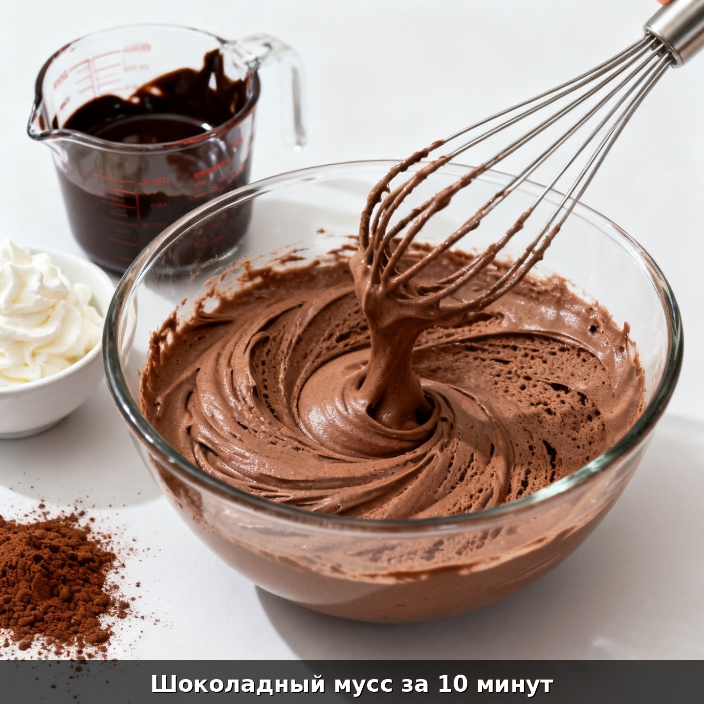 Шоколадный мусс за 10 минут