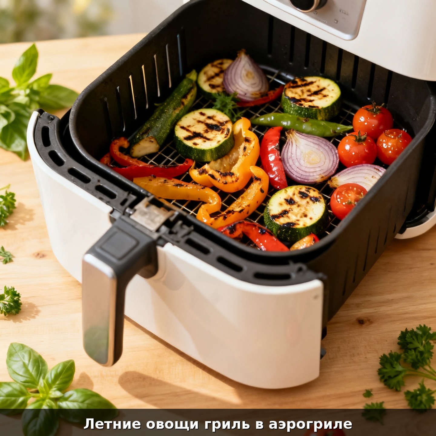 Летние овощи гриль в аэрогриле