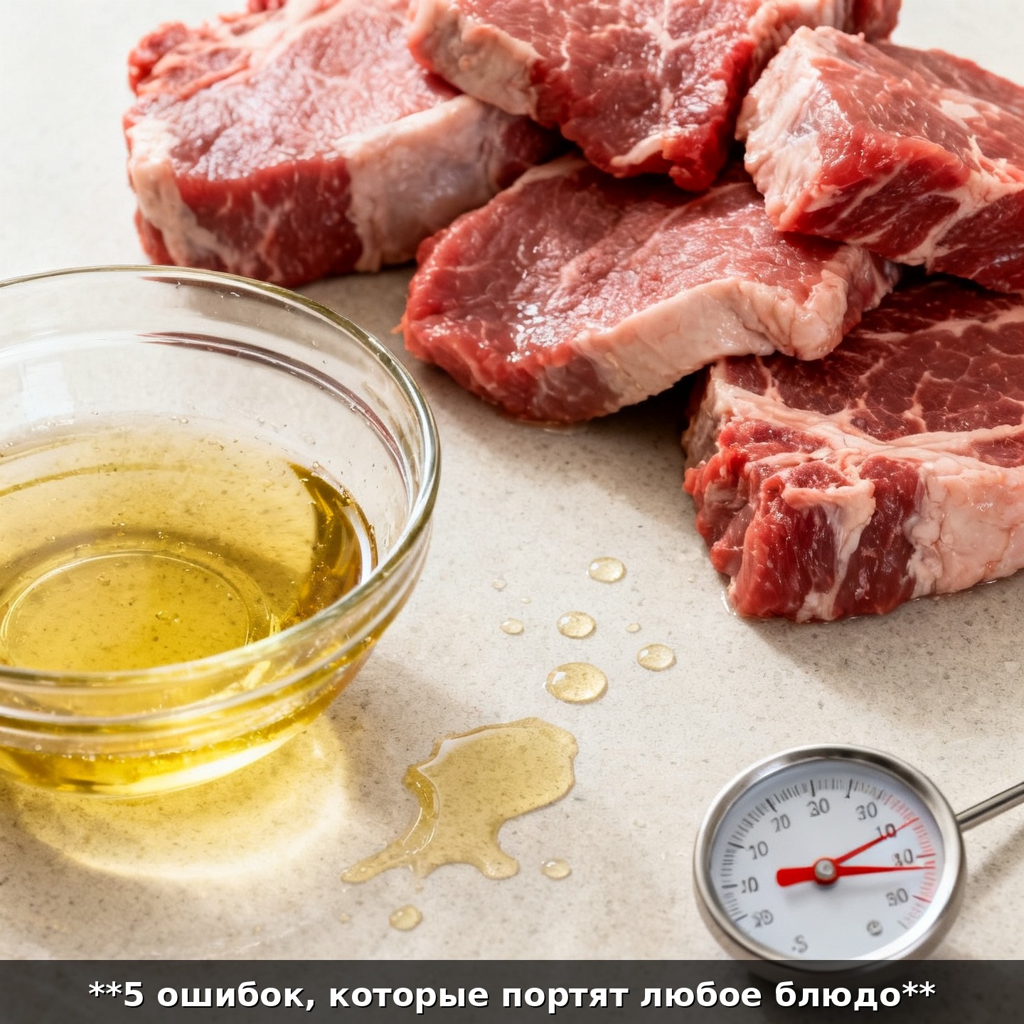 **5 ошибок, которые портят любое блюдо**