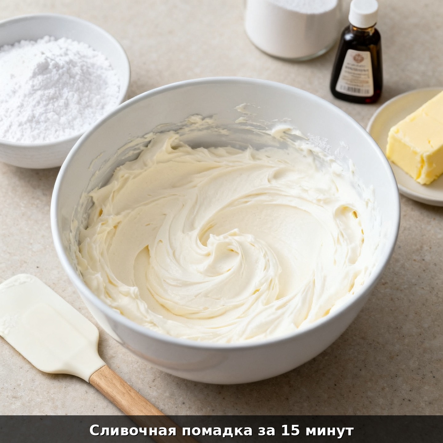 Сливочная помадка за 15 минут