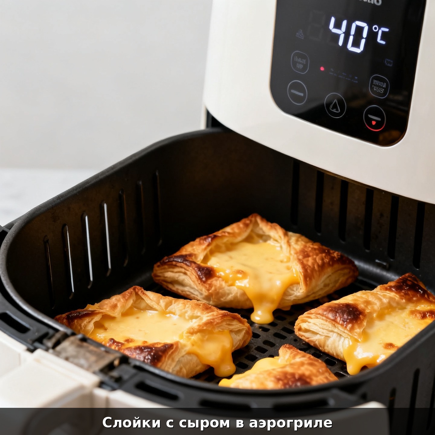 Слойки с сыром в аэрогриле