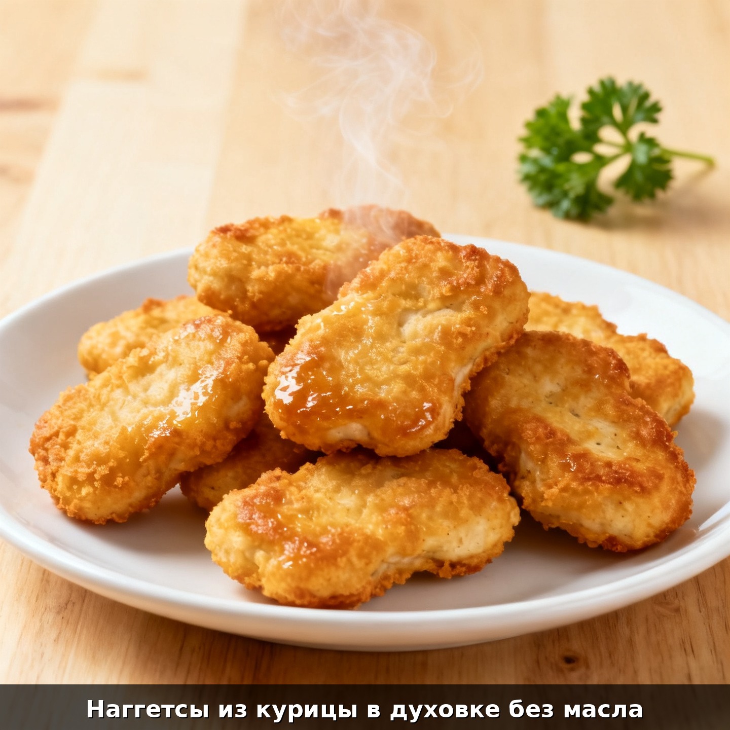 Наггетсы из курицы в духовке без масла