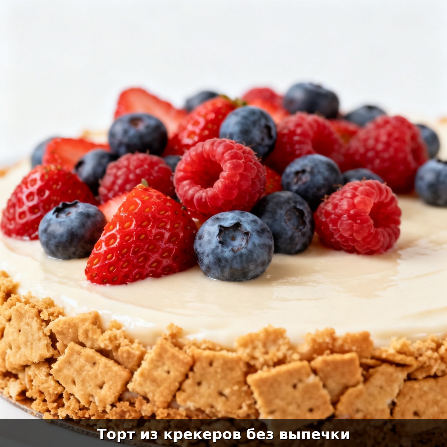 Торт из крекеров без выпечки
