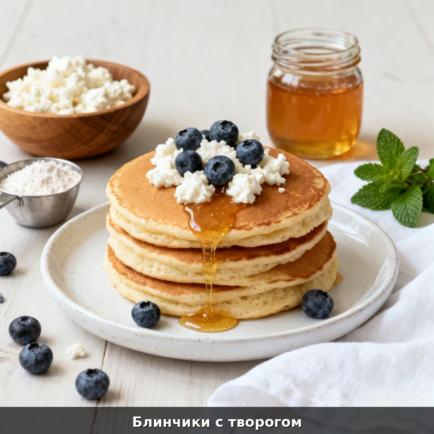 Блинчики с творогом