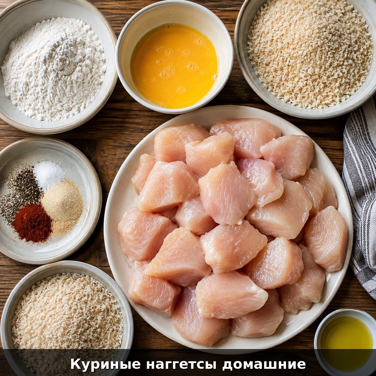 Куриные наггетсы домашние