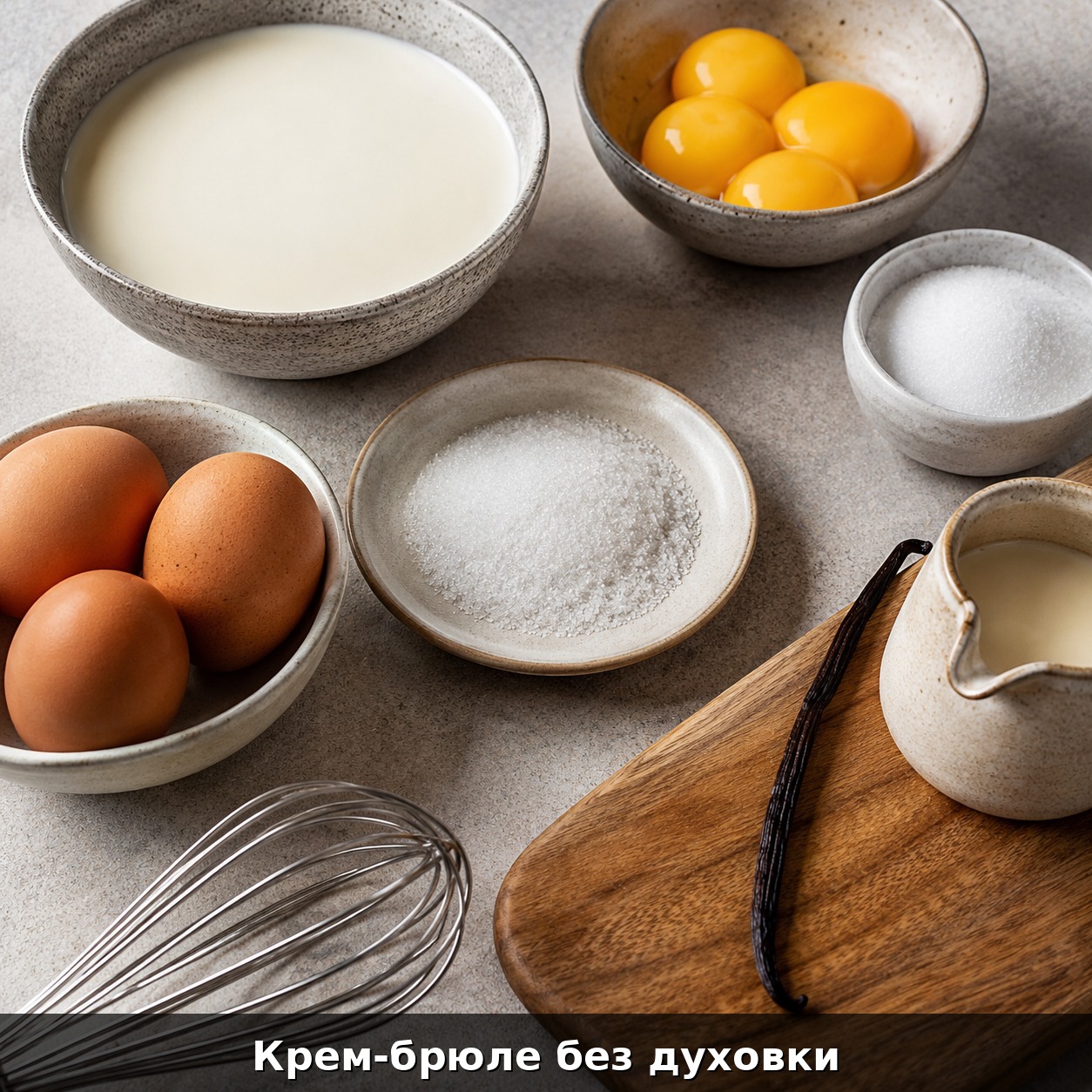 Крем-брюле без духовки