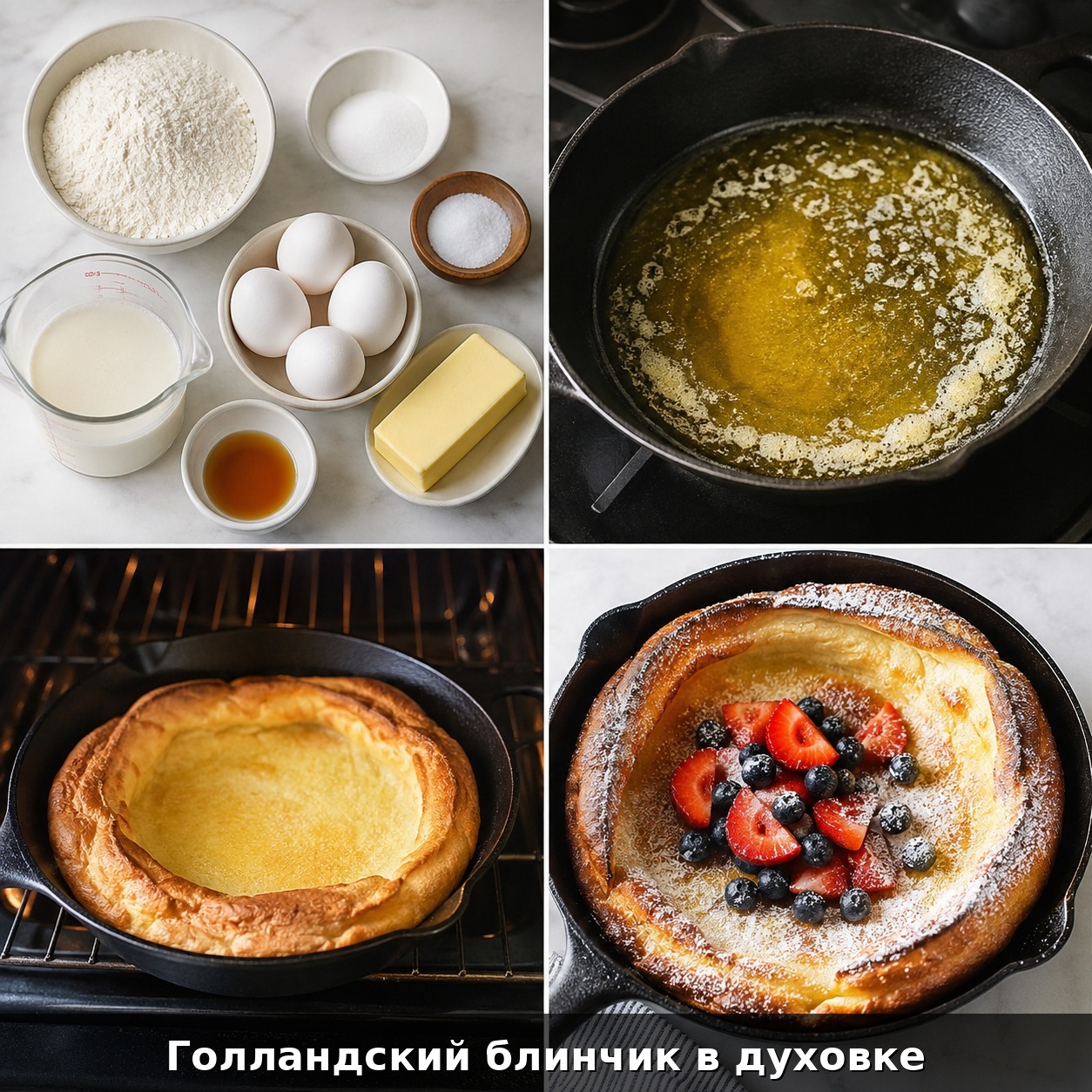 Голландский блинчик в духовке