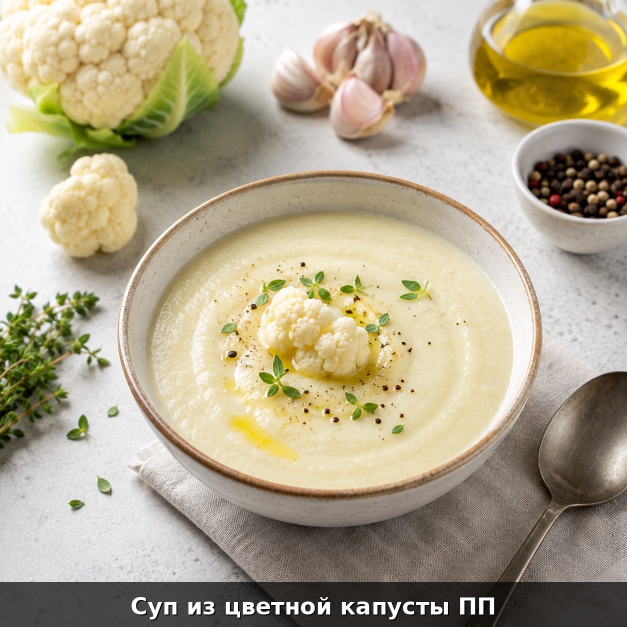 Суп из цветной капусты ПП