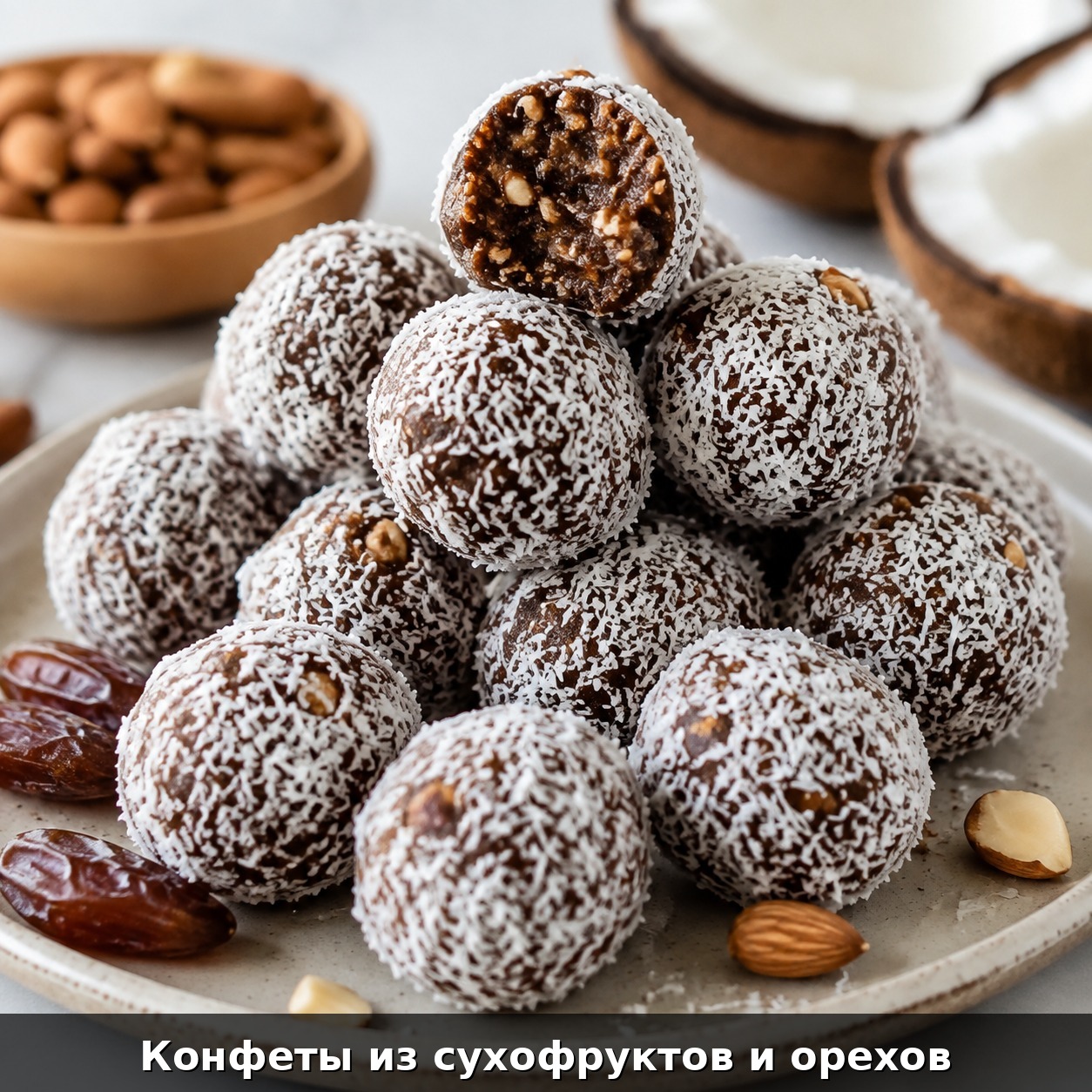 Конфеты из сухофруктов и орехов